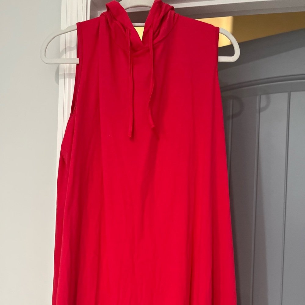 Hot Pink Dress with Hood